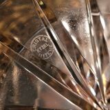 Champagne crystal bucket signed etzel Lorraine