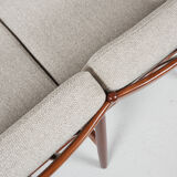 2-seater sofa design Sven Age Eriksen published by Glostrup 1960s.