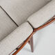 2-seater sofa design Sven Age Eriksen published by Glostrup 1960s.