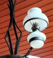 Large ironwork chandelier