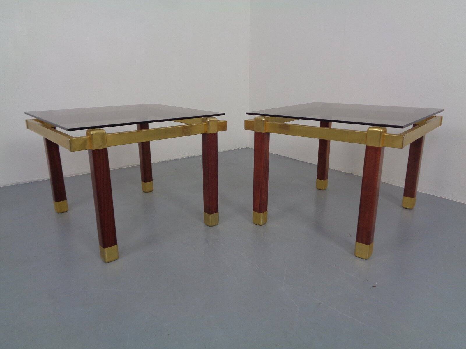 French Side Tables, 1970s, Set of 2
