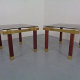 French Side Tables, 1970s, Set of 2