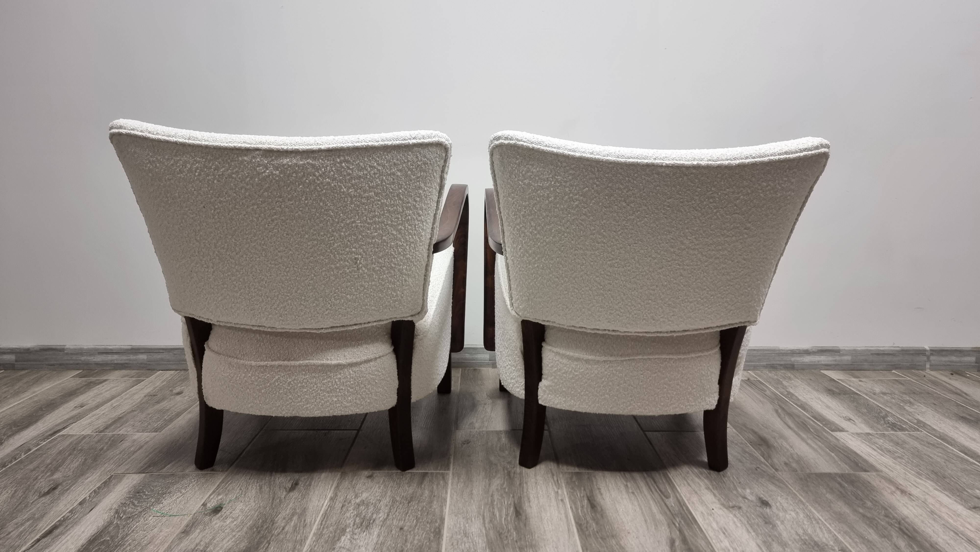 Armchairs by Jindřich Halabala, 1950s, Set of 2