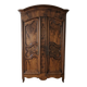 Antique Louis XV wardrobe in solid wood