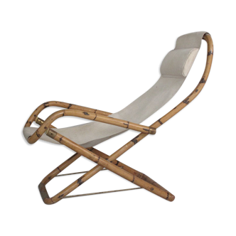 Bamboo sixties lounge chair