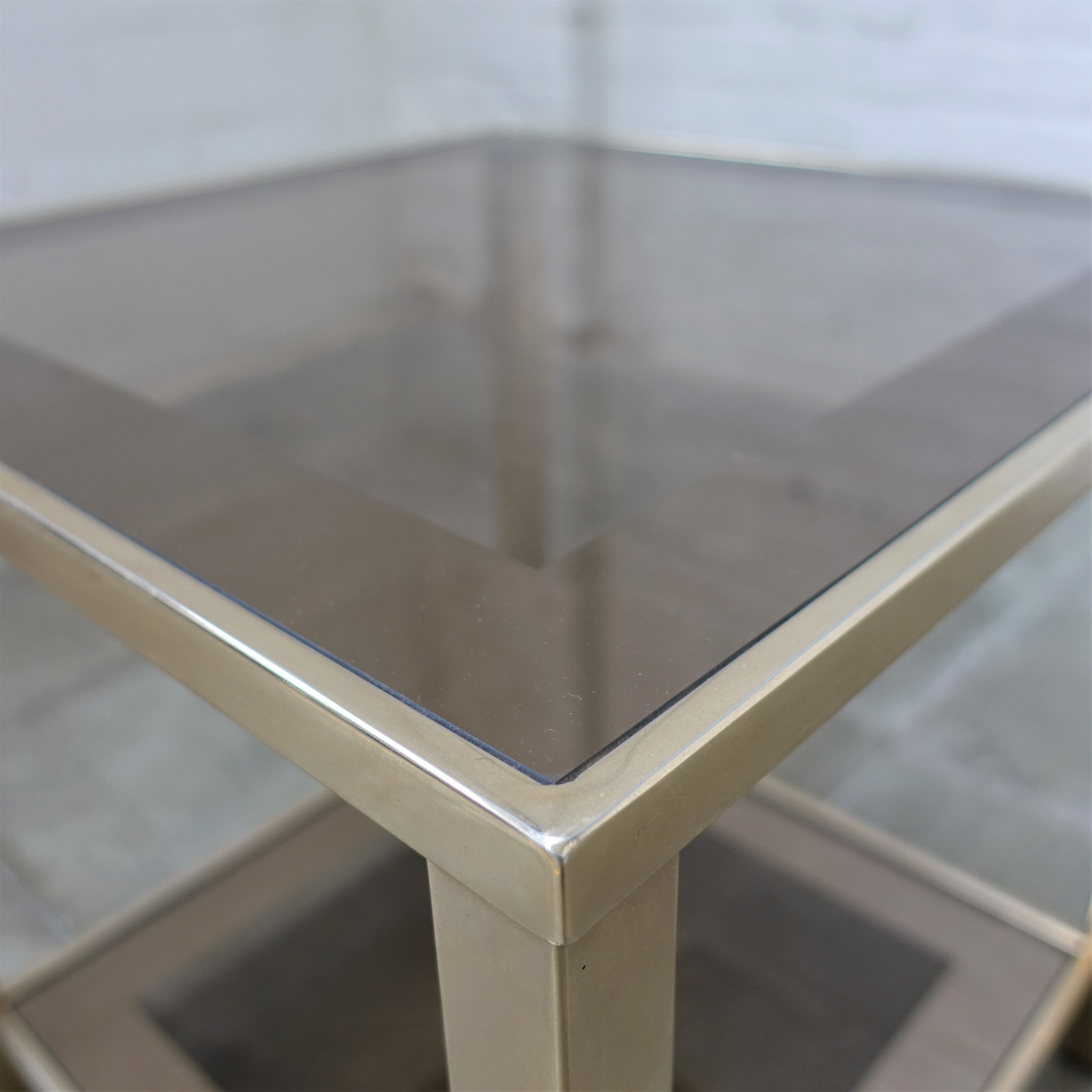 Belgo Chrom 23K gilded coffee table