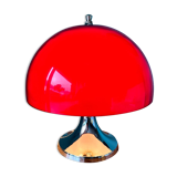 Red mushroom lamp from the 1970s