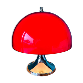 Red mushroom lamp from the 1970s