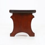 Rustic hand crafted wooden stool, France ca. 1880