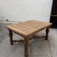 Italian table in raw oak from the 19th century.