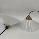 Opaline cone pendants