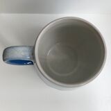 Blue ceramic mug