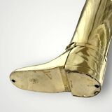 Antique Mécap gilded brass umbrella stand – 2.818 kg – Engraved number 21