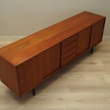 Enfilade en teck, design danois, années 1970, production : Danemark