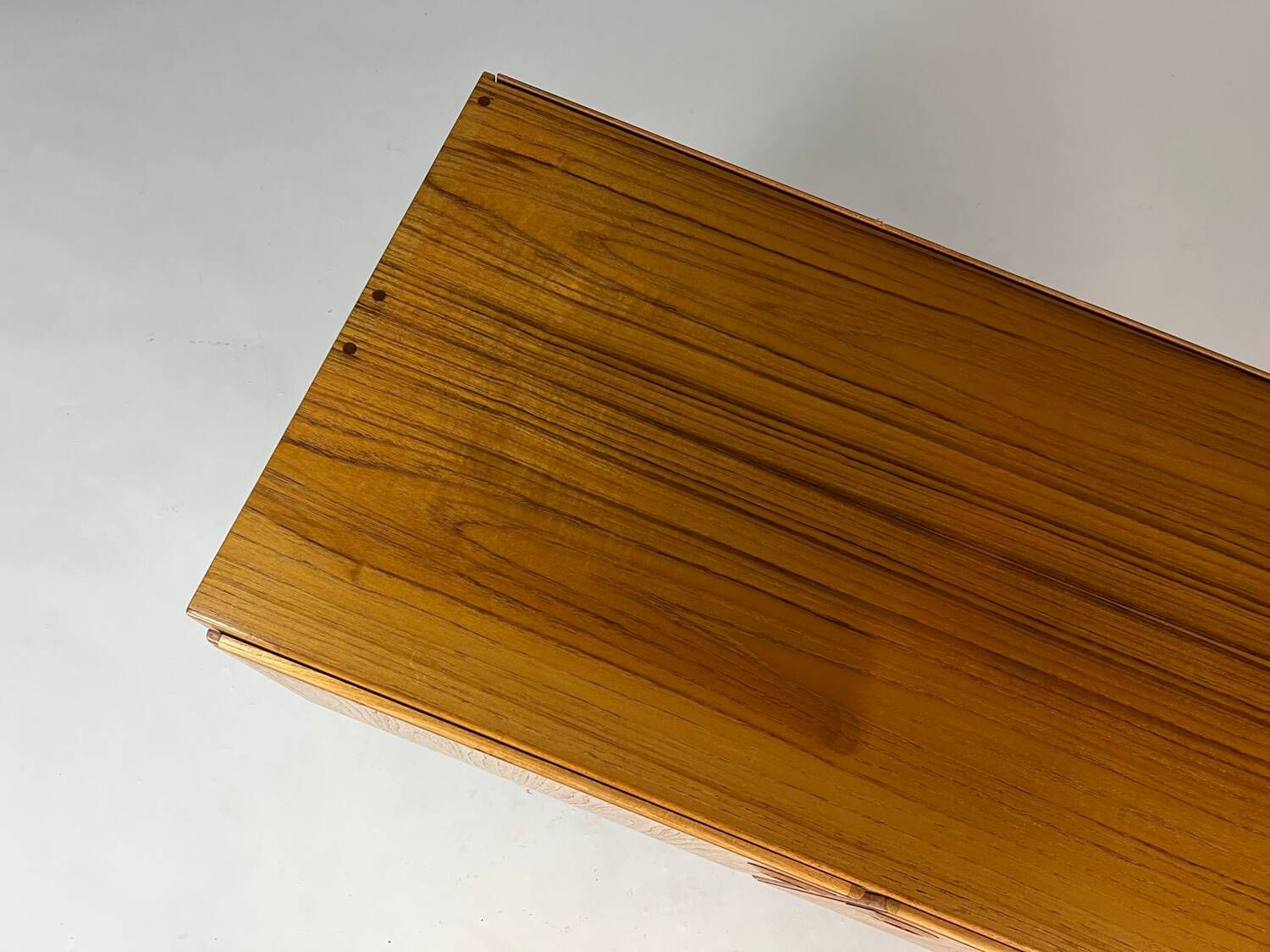 Danish teak lowboard chest of drawers TV HiFi sideboard vintage 70s