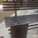 Banc bois de palmier