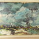 Oil on panel by Gilbert Chavan