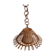 Suspension vintage rotin