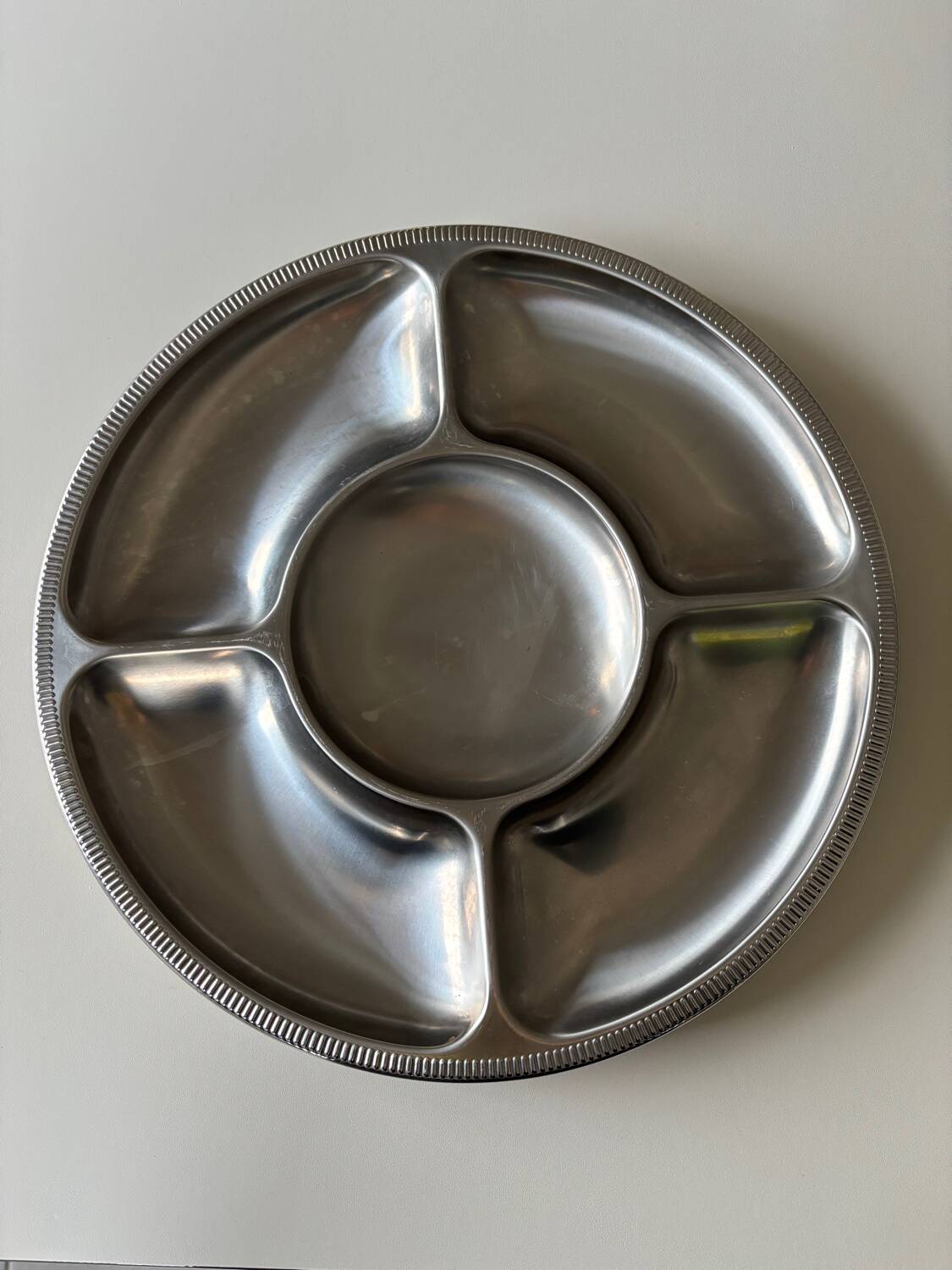 Stainless steel dish Jean Couzon