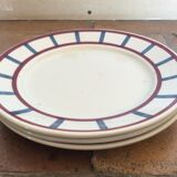 3 plates basque décor
