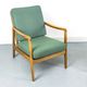 Danish Model FD-109 Lounge Chair by Ole Wanscher for France & Daverkosen, 1