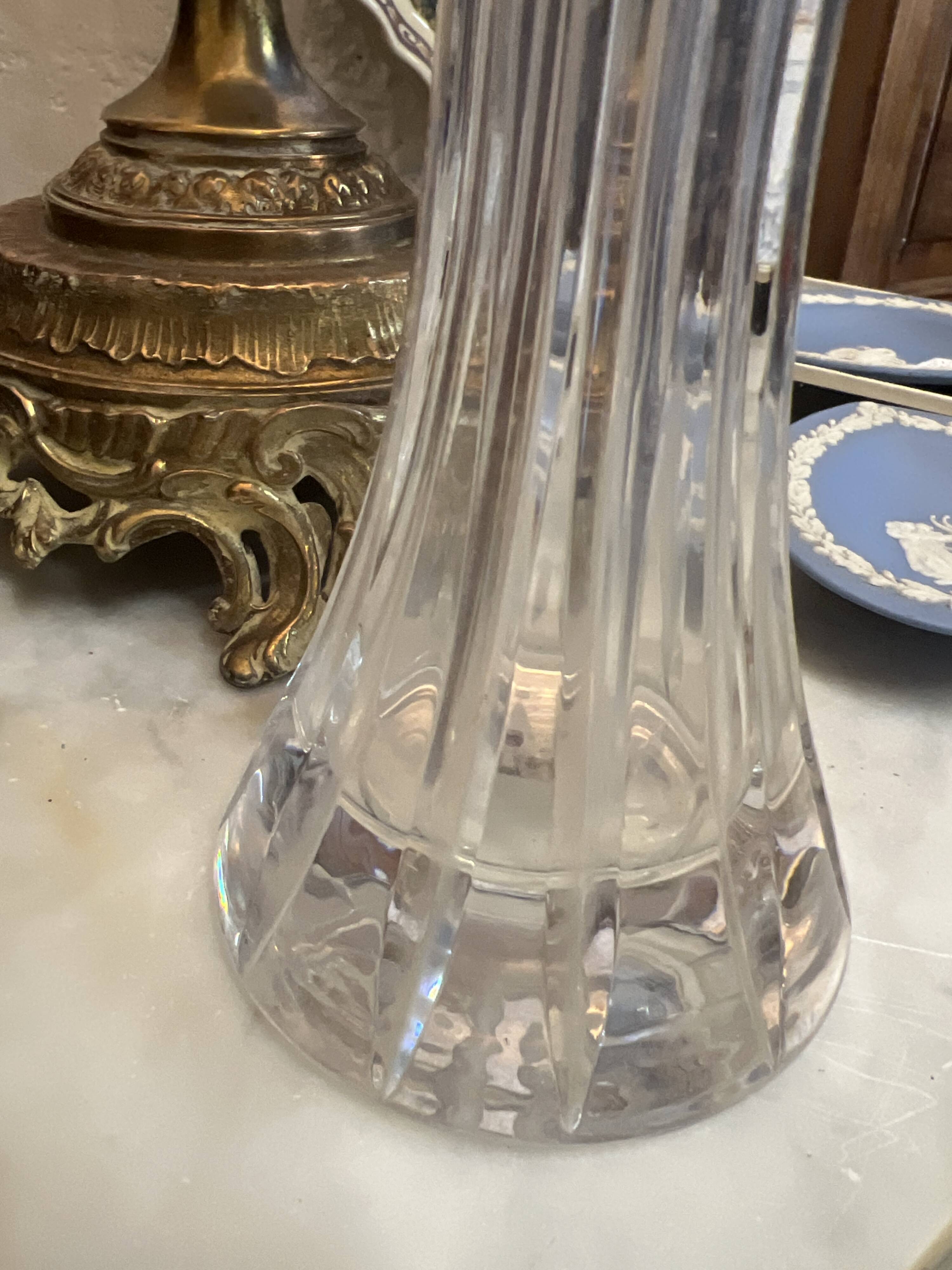Paris crystal vase