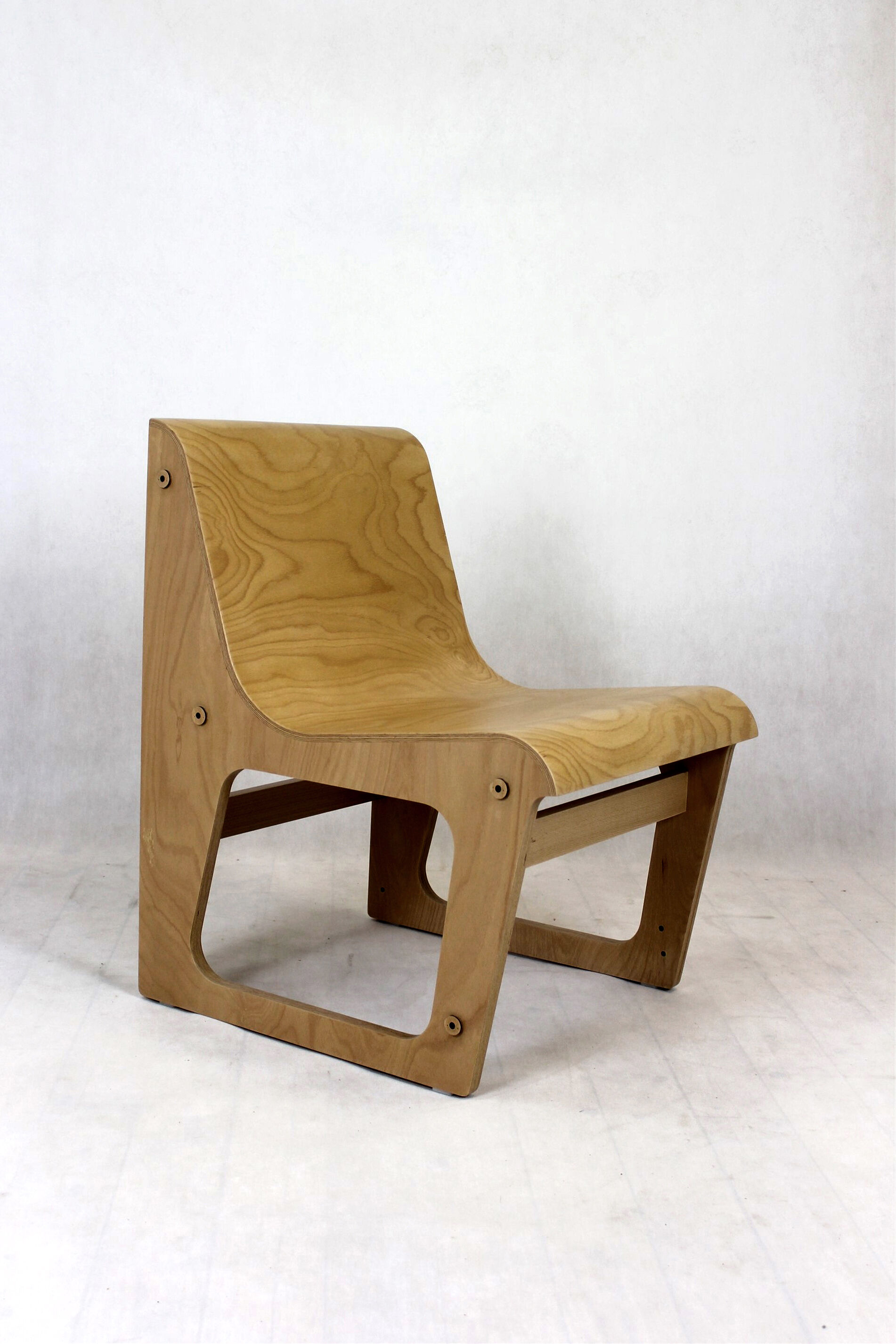 Beech Plywood Bench Symposio by René Šulc for TON, 2010s