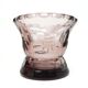 Vase Art Déco, cristal, Moser, Tchécoslovaquie, années 1930