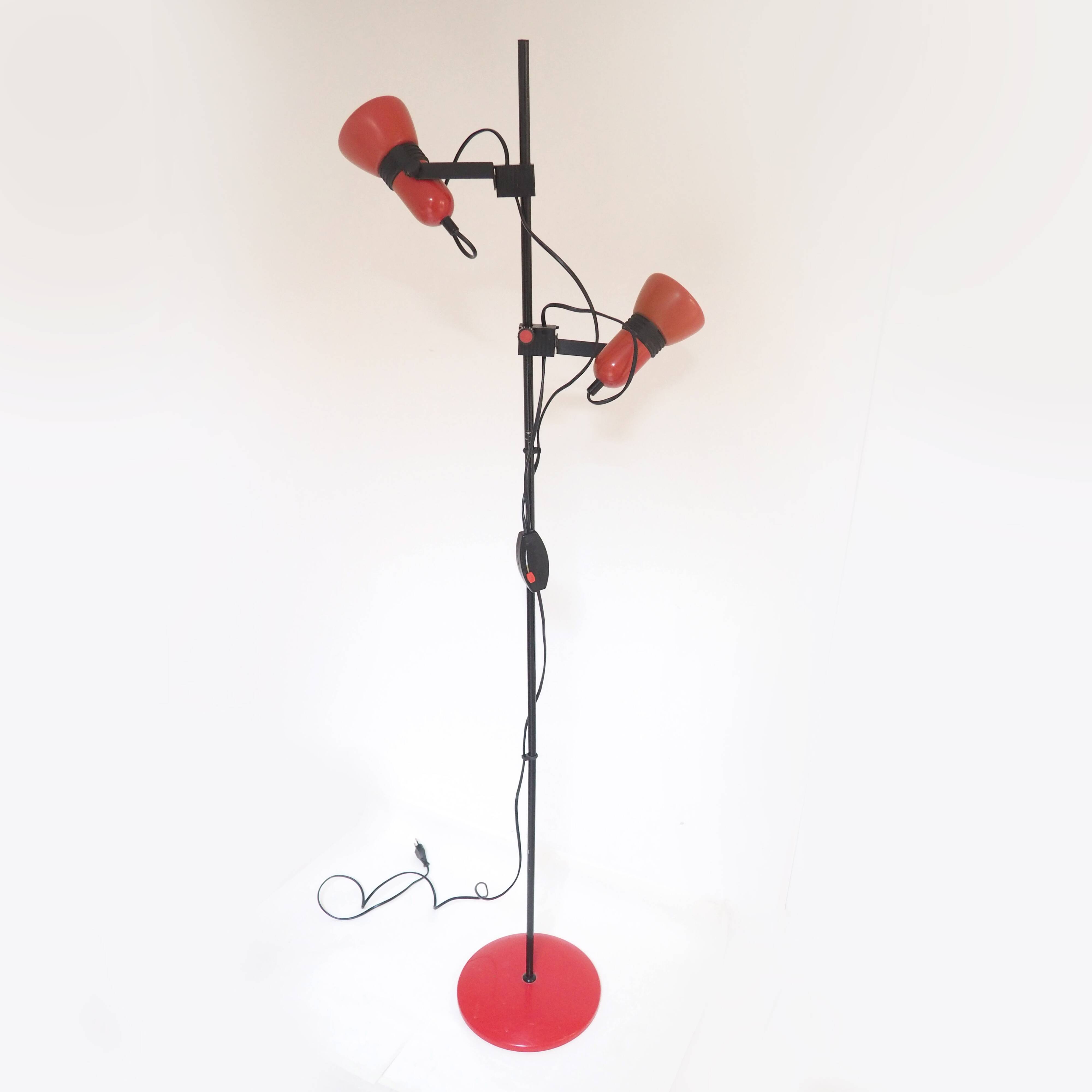 Vrieland 2-spot floor lamp, 1970