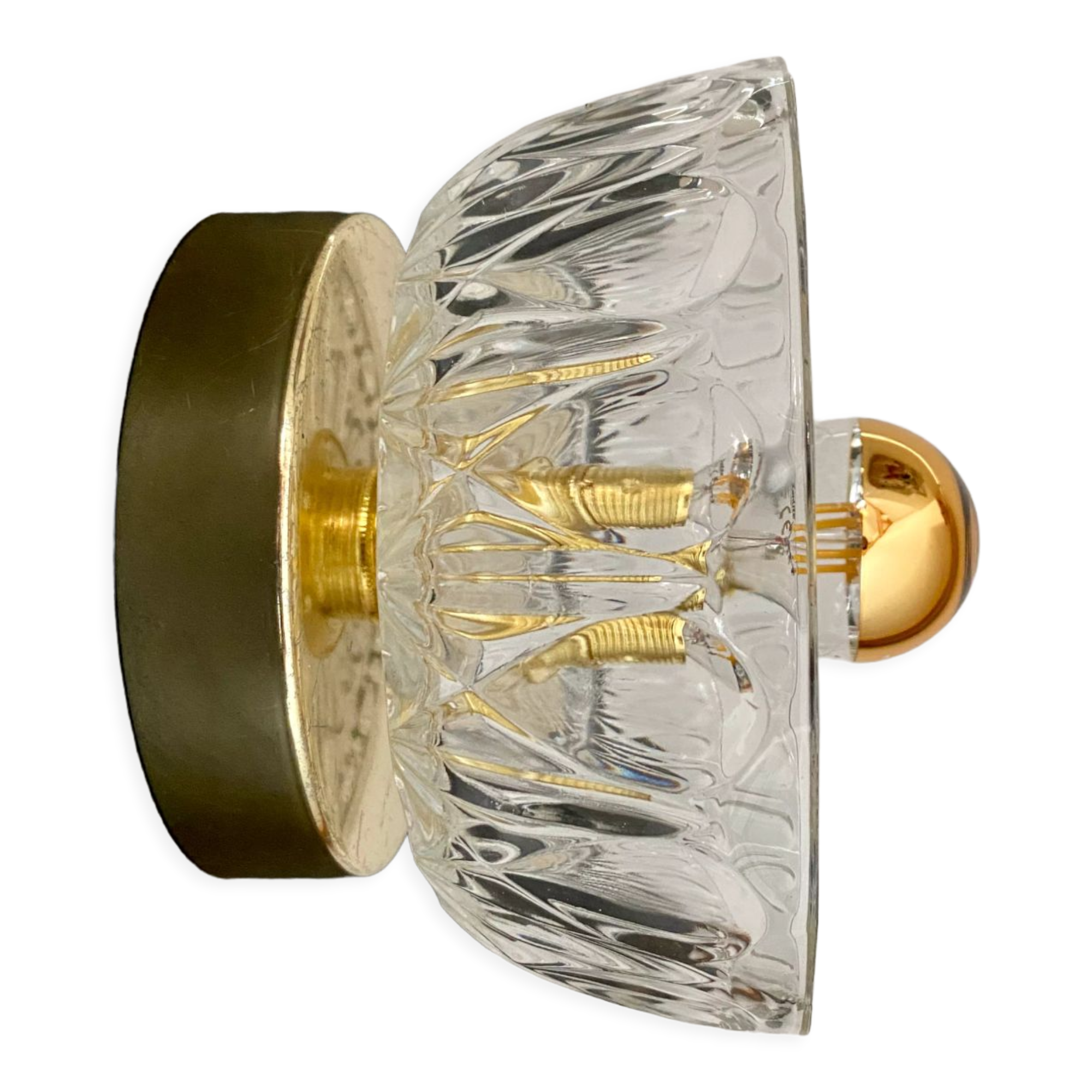 Vintage glass lampshade