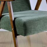 Classic green olive structural armchair like Chierowski