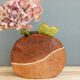 Artisanal terracotta vase