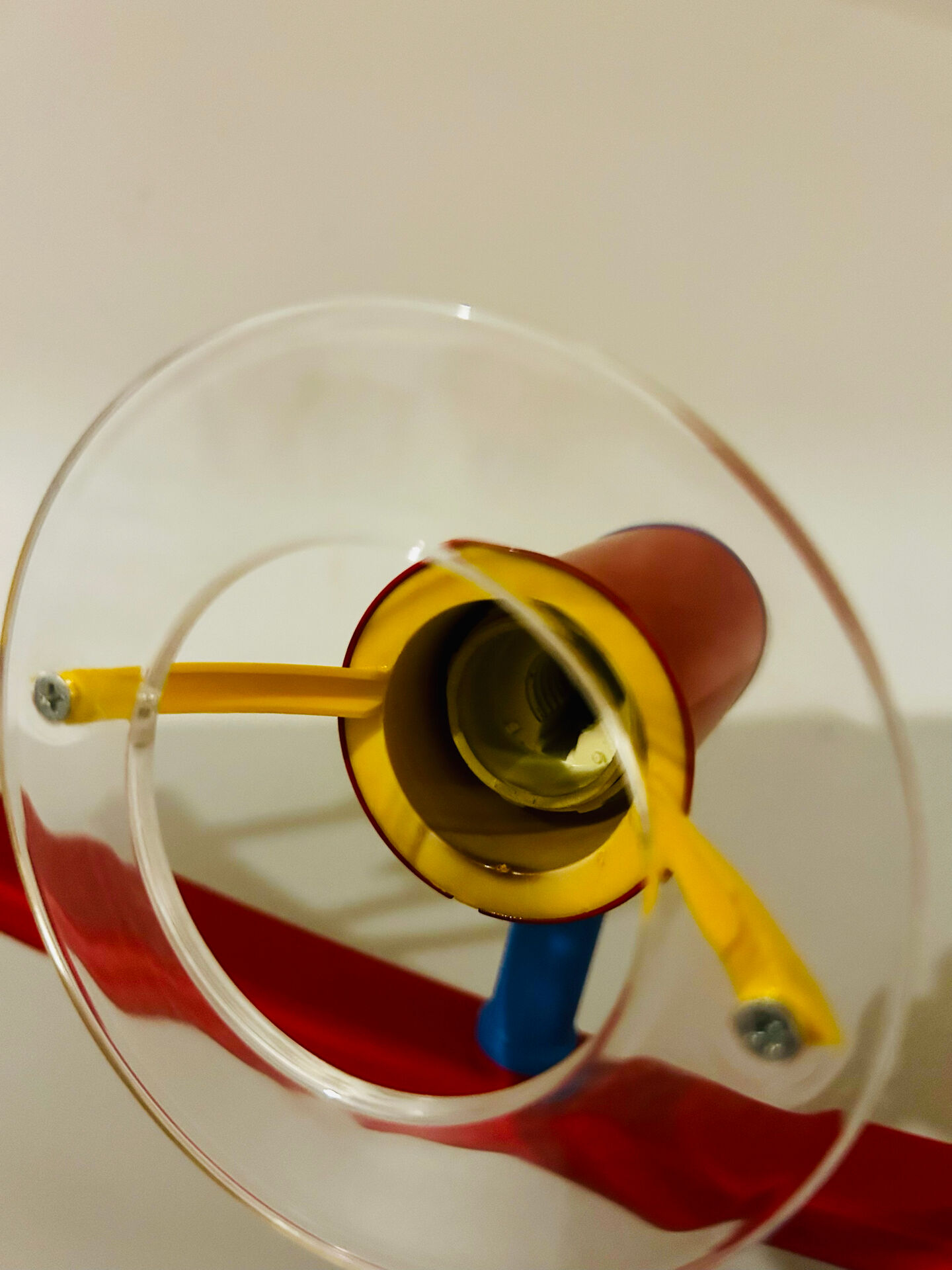 Ceiling light 4 Spots Shiny Vintage Germany 1980s