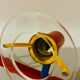 Ceiling light 4 Spots Shiny Vintage Germany 1980s