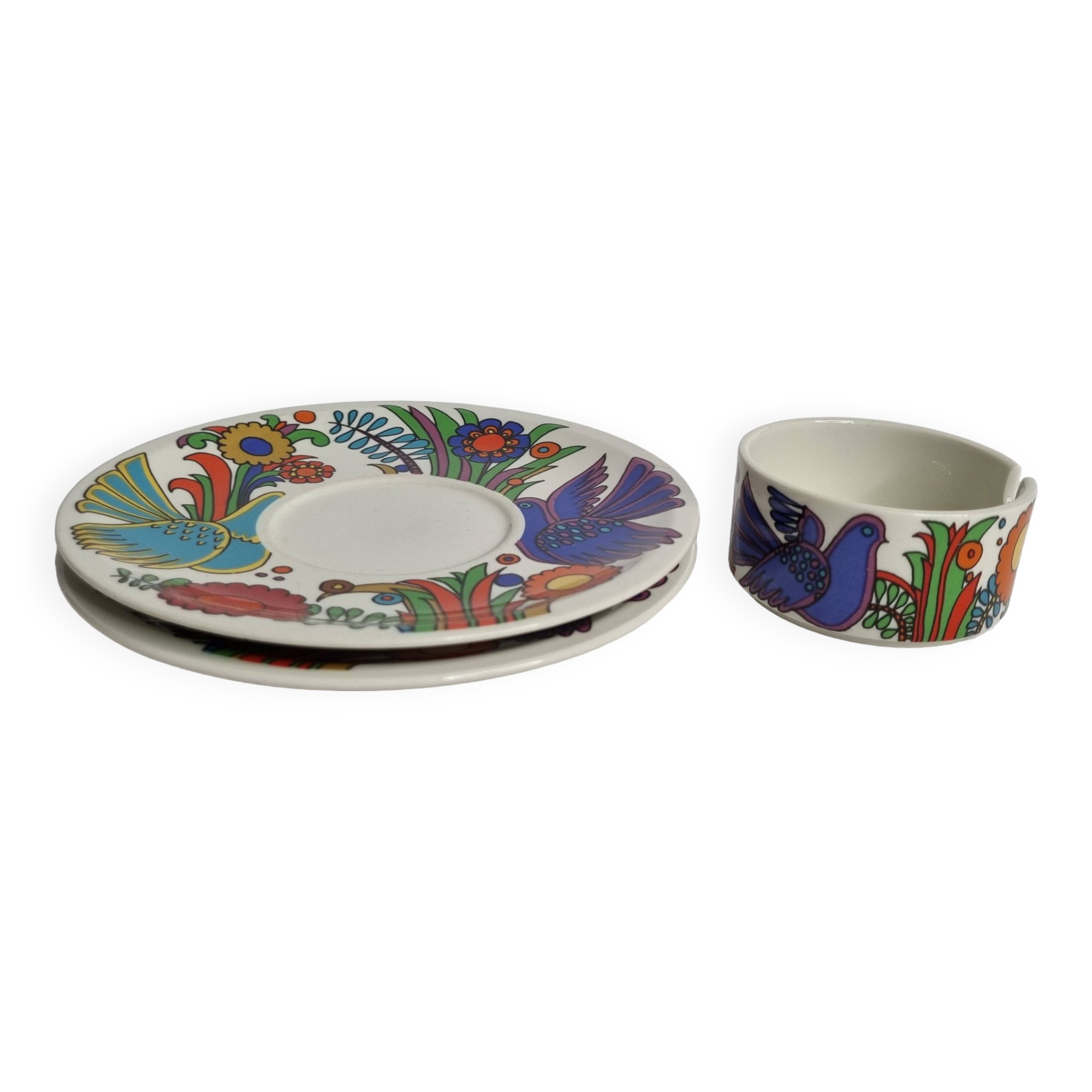 Villeroy and Boch "Acapulco" saucer and sugar bowl set