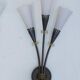 Pair of arum sconces edition Lunel Paris 50s