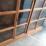 4-century blond walnut library