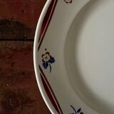 Large Luneville iron earth dish (Luce model)