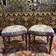 2 art nouveau upholstered chairs