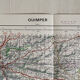 Map Quimper - Guilvinec - Concarneau - Les Glénans 1978