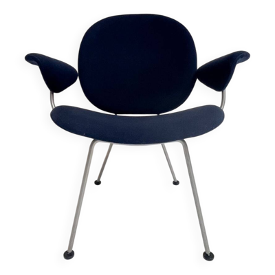 Fauteuil Kembo bleu foncé par WH Gispen pour Kembo, après 2000
