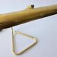 Rare Midcentury Brass Table or Desk Lamp OMI, Office or Bank, Germany, 1970s