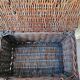 Vintage wicker travel basket