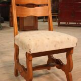 Lot de 4 chaises rustiques