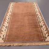 Fine Vintage Pakistani Rug, 200x125 cm Turkoman Bokhara Beige Medium