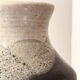 vase en grés émaillé, signé PQV France vers 1970