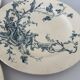 Lot of 3 flat plates, ironstone, Jules Vieillard, model St Buveurs B.