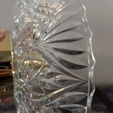 Large chiseled glass wall light