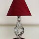 60s crystal table lamp