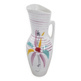 Large ceramic pitcher vase from the 60s/70s